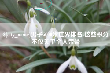鹤岗男子5000米世界排名-这些积分不仅关乎个人荣誉
