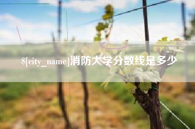 鹤岗消防大学分数线是多少