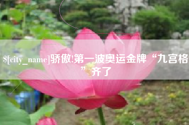 鹤岗骄傲!第一波奥运金牌“九宫格”齐了