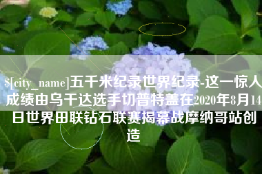 鹤岗五千米纪录世界纪录-这一惊人成绩由乌干达选手切普特盖在2020年8月14日世界田联钻石联赛揭幕战摩纳哥站创造