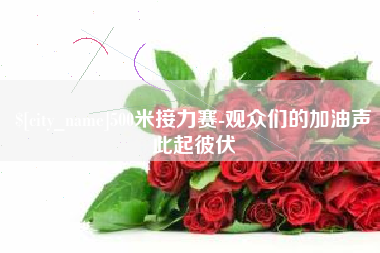 鹤岗500米接力赛-观众们的加油声此起彼伏