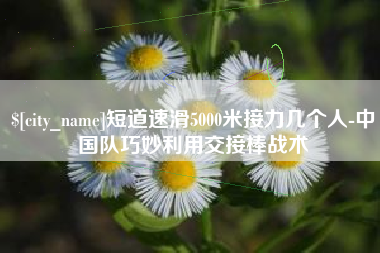 鹤岗短道速滑5000米接力几个人-中国队巧妙利用交接棒战术