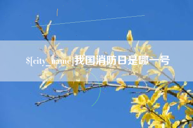 鹤岗我国消防日是哪一号