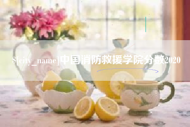 鹤岗中国消防救援学院分数2020