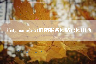 鹤岗2024消防报名网站官网山西