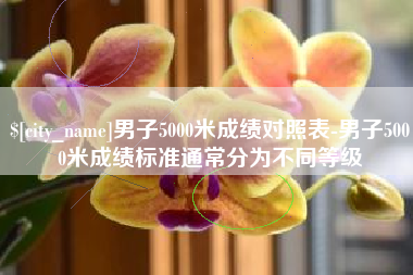 鹤岗男子5000米成绩对照表-男子5000米成绩标准通常分为不同等级