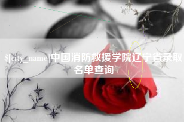 鹤岗中国消防救援学院辽宁省录取名单查询