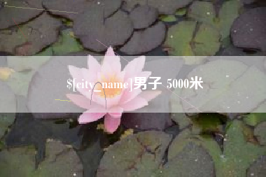 鹤岗男子 5000米