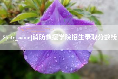 鹤岗消防救援学院招生录取分数线