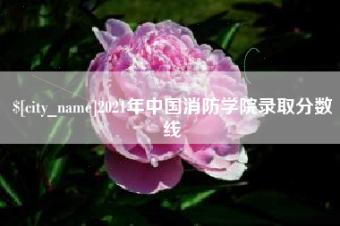 鹤岗2021年中国消防学院录取分数线