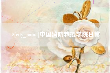 鹤岗中国消防救援学院日常