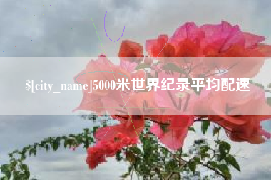 鹤岗5000米世界纪录平均配速