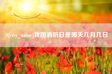鹤岗我国消防日是哪天几月几日