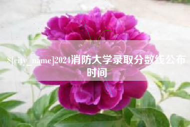 鹤岗2024消防大学录取分数线公布时间