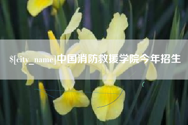 鹤岗中国消防救援学院今年招生