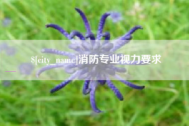 鹤岗消防专业视力要求
