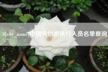 鹤岗中国失信被执行人员名单查询