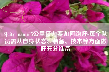 鹤岗5公里接力赛如何跑好-每个队员需从自身状态、装备、技术等方面做好充分准备