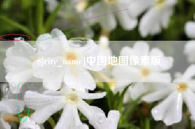 鹤岗中国地图像素版