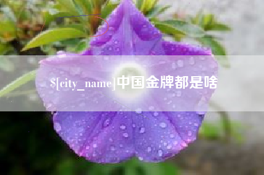 鹤岗中国金牌都是啥