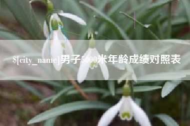 鹤岗男子5000米年龄成绩对照表