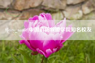 鹤岗中国消防救援学院知名校友