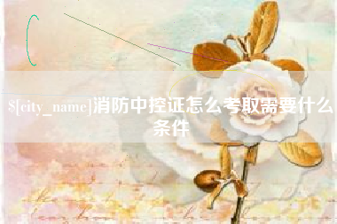 鹤岗消防中控证怎么考取需要什么条件