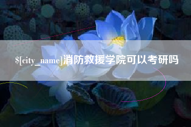 鹤岗消防救援学院可以考研吗