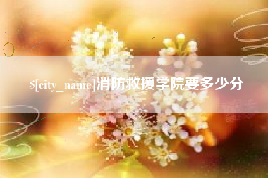 鹤岗消防救援学院要多少分